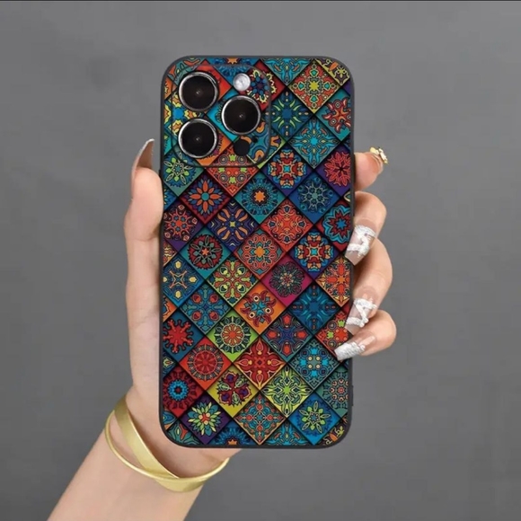 Bohemian Style Case For iPhone 14 Pro Max - MULTICOLOR-SALE - Picture 1 of 11
